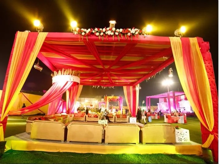 The Jehan wedding lawn in Alipur