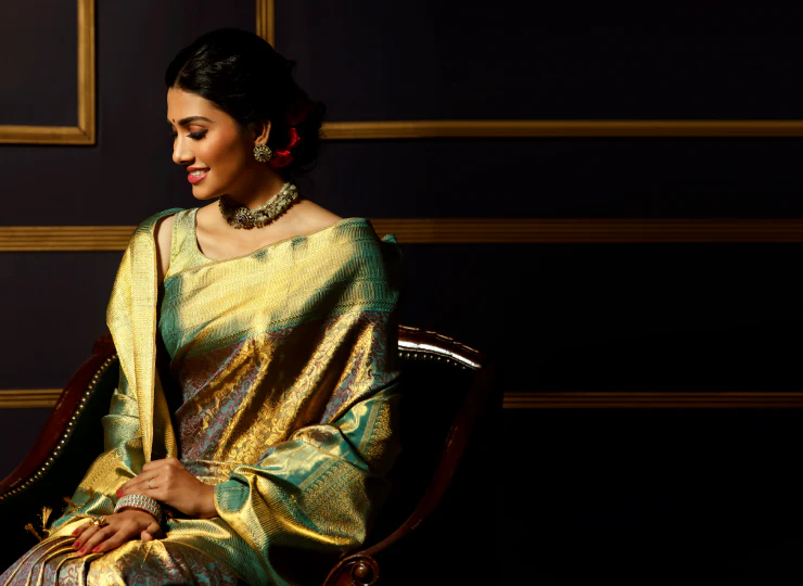 Green Silk Saree
