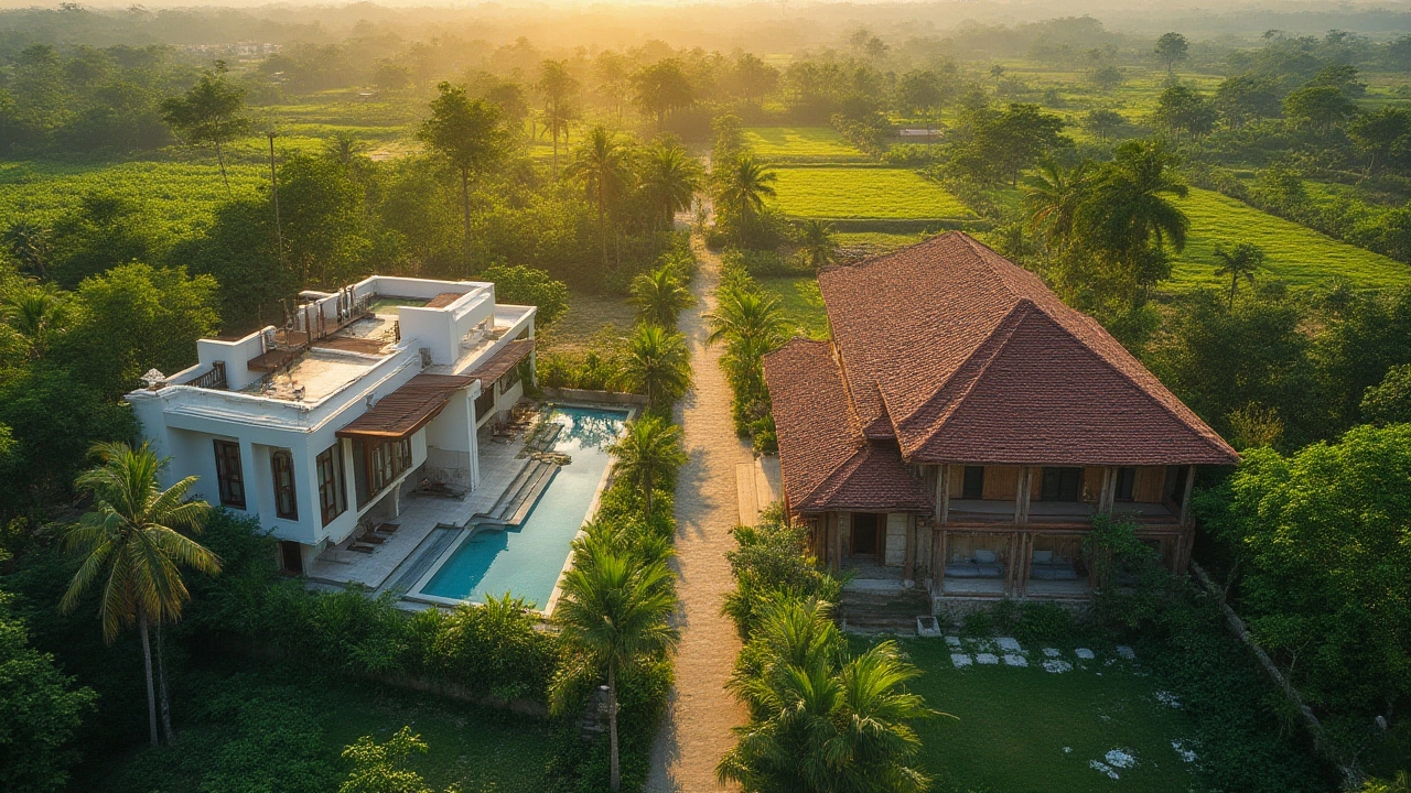 What Is the Difference Between a Villa and a Farmhouse?